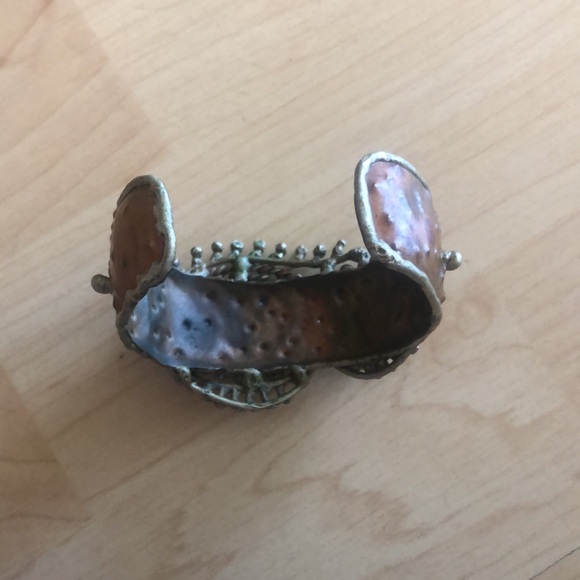 Handmade Copper and Gold Bracelet - Picture 6 of 6